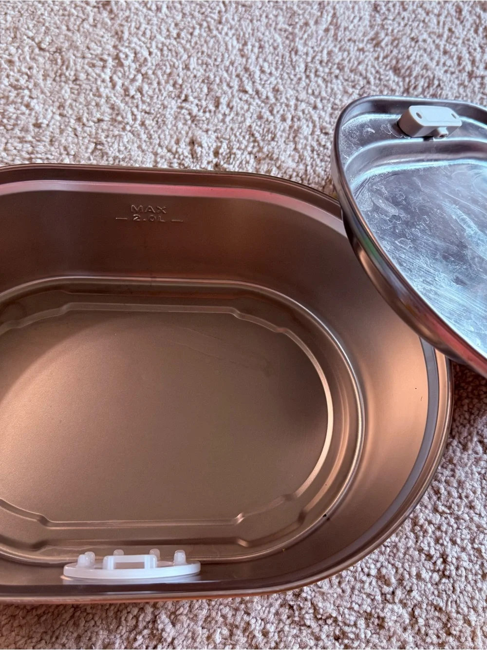 UAHPET wireless stainless steel cat water, Fountain